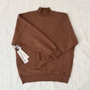 TNA Nwt Teddy Bear Brown Sweater